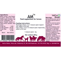 AM pulver 300 gr. - hest