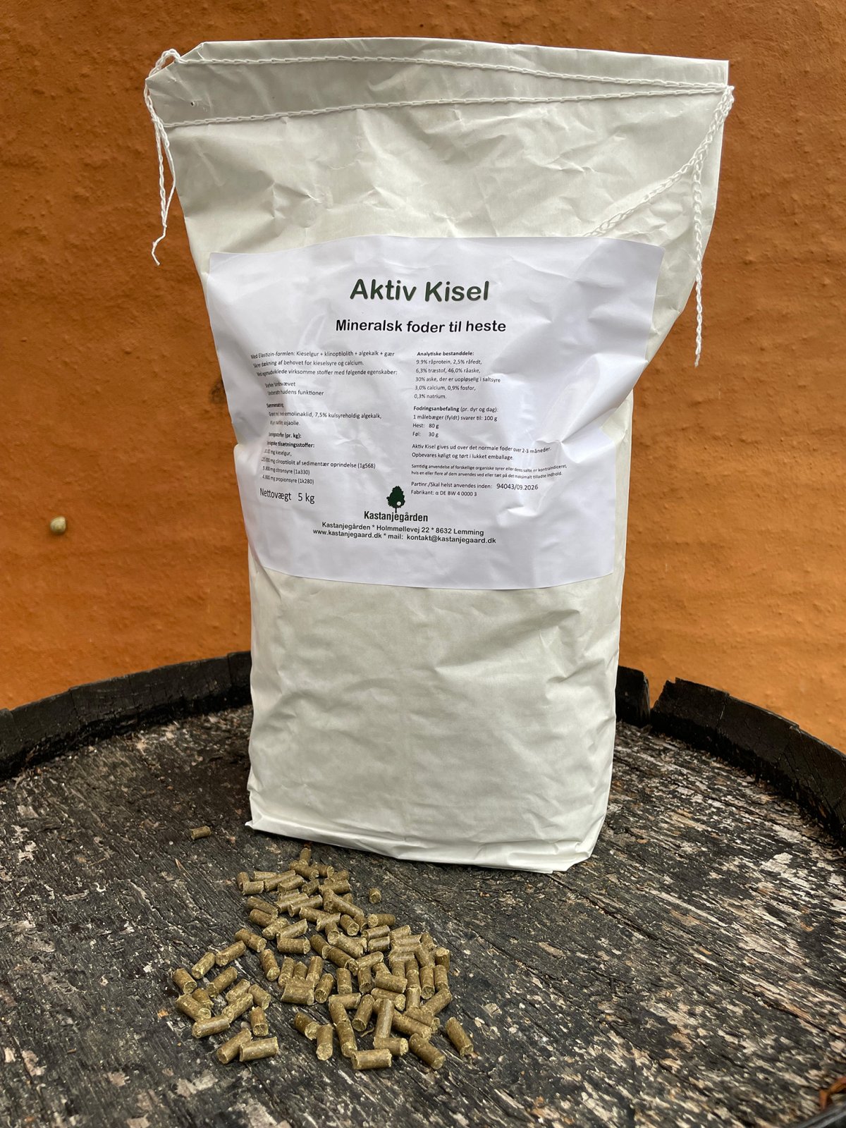 Aktiv Kisel 5 kg Profeed og Aktiv kisel Kastanjegaarden