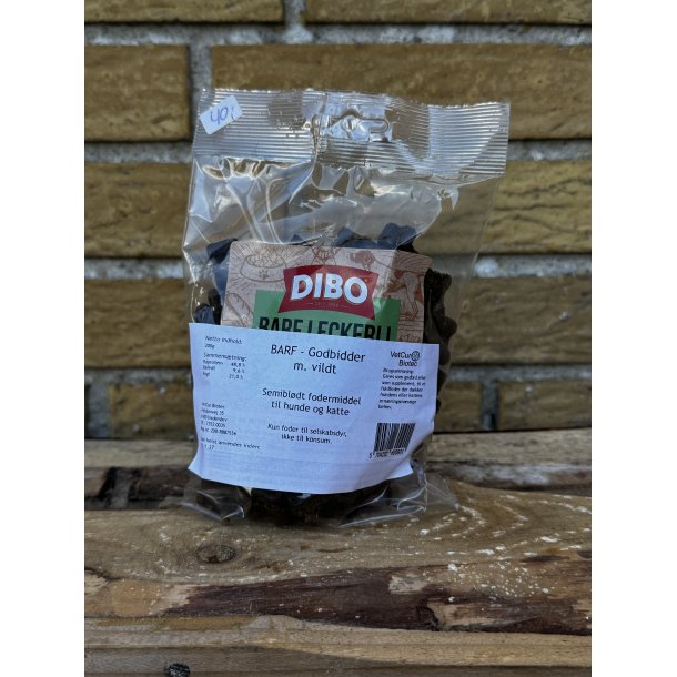 BARF - Godbidder m. vildt 200g 