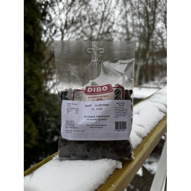 BARF - Godbidder m. vildt 200g 