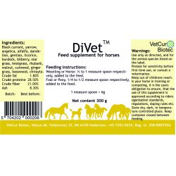 DiVet pulver 300 gr - hest