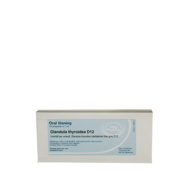 Glandula thyroidea D12, ampul