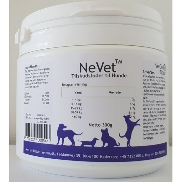 NetVet Pulver til hund