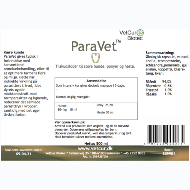 Paravet 4,5 liter